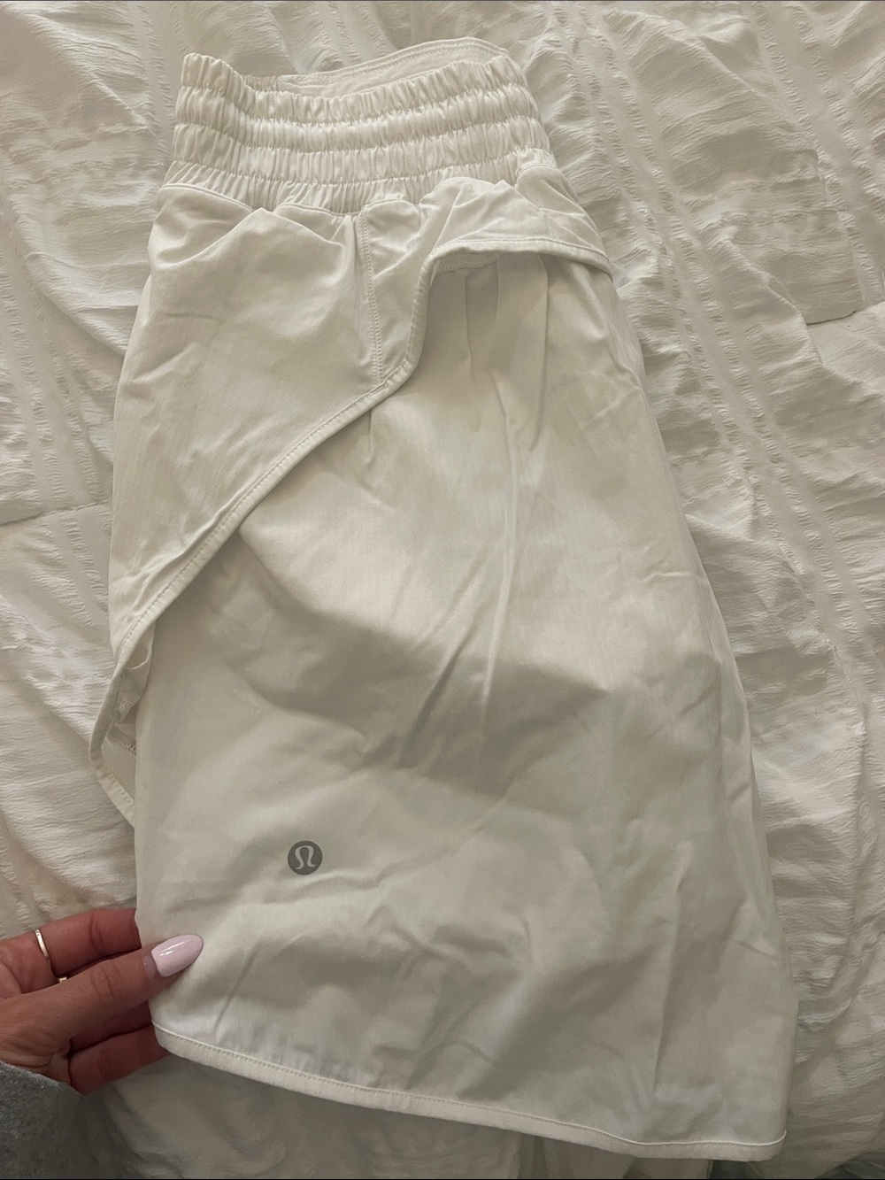 lululemon athletica white women's wrap skirt